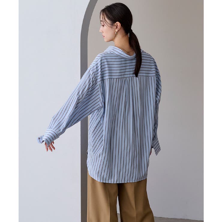 ストライプオーバーシャツ【UR’S ユアーズ】 | titivate | 詳細画像22 