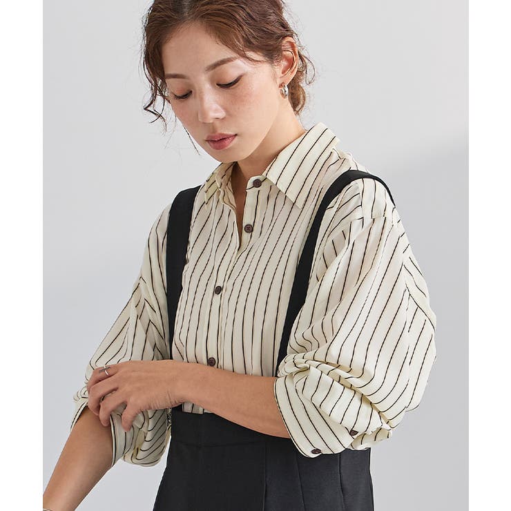 ストライプオーバーシャツ【UR’S ユアーズ】 | titivate | 詳細画像24 