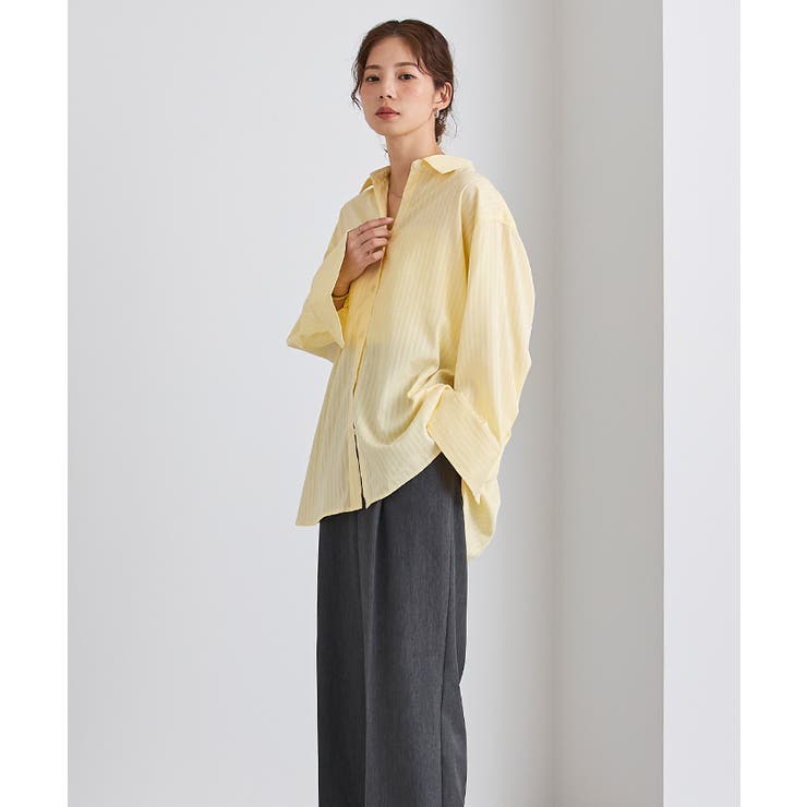 ストライプオーバーシャツ【UR’S ユアーズ】 | titivate | 詳細画像11 