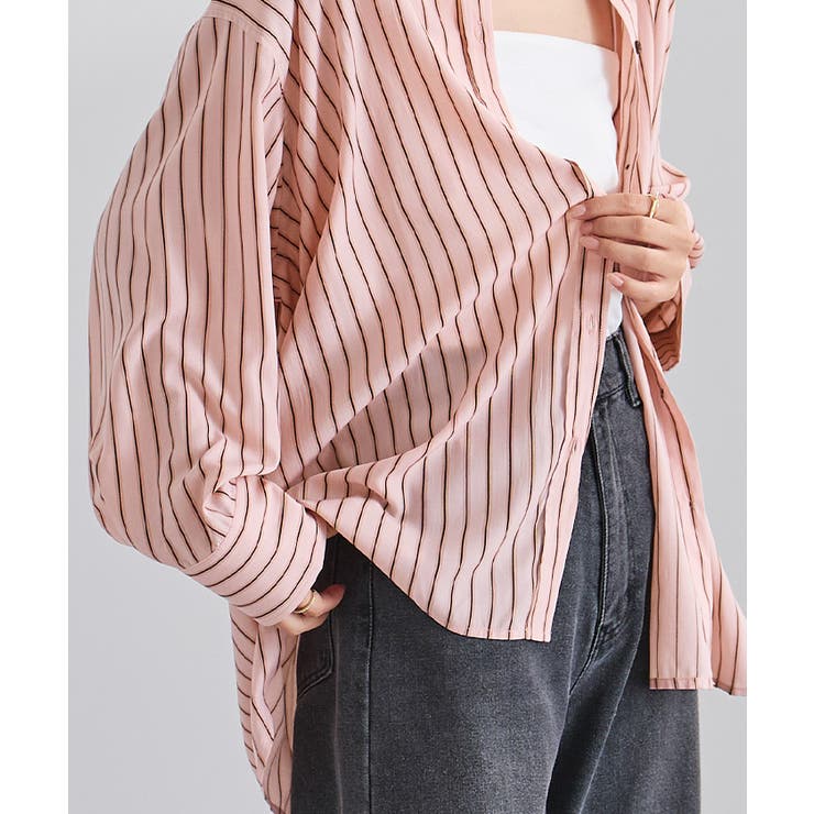 ストライプオーバーシャツ【UR’S ユアーズ】 | titivate | 詳細画像13 