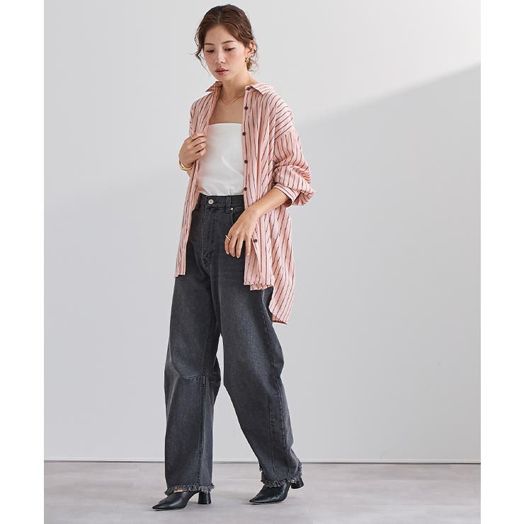 ストライプオーバーシャツ【UR’S ユアーズ】 | titivate | 詳細画像14 