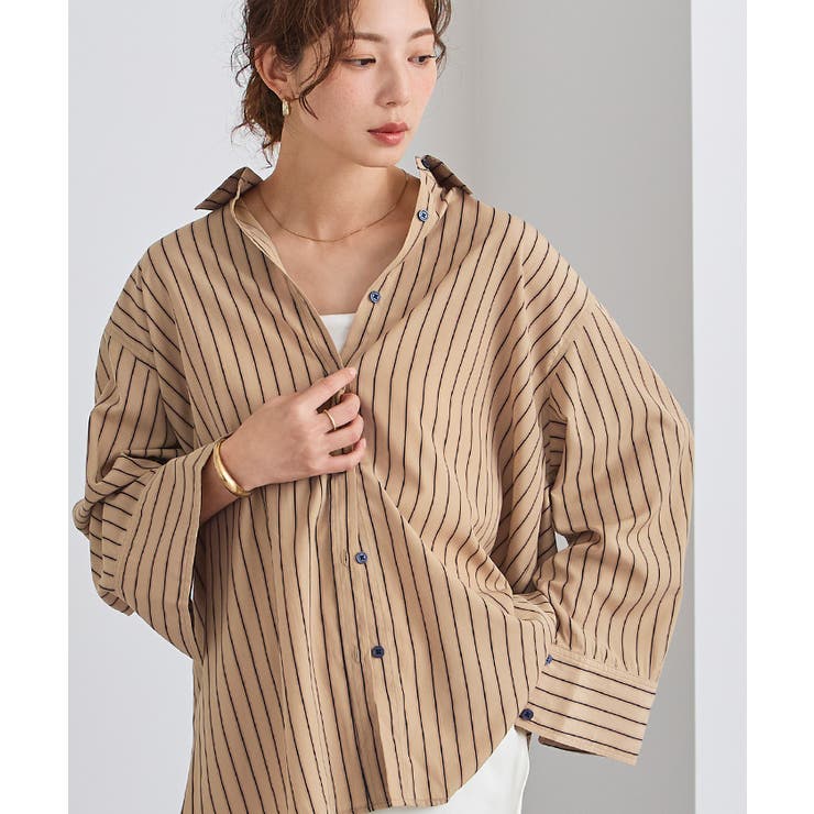 ストライプオーバーシャツ【UR’S ユアーズ】 | titivate | 詳細画像19 