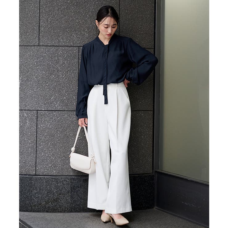 Vネックタイブラウス【UR’S ユアーズ】 | titivate | 詳細画像13 