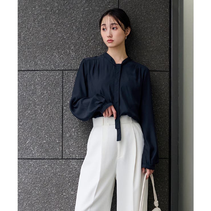 Vネックタイブラウス【UR’S ユアーズ】 | titivate | 詳細画像14 