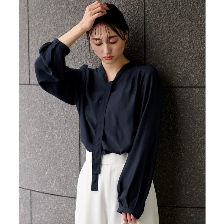 Vネックタイブラウス【UR’S ユアーズ】 | titivate | 詳細画像15 