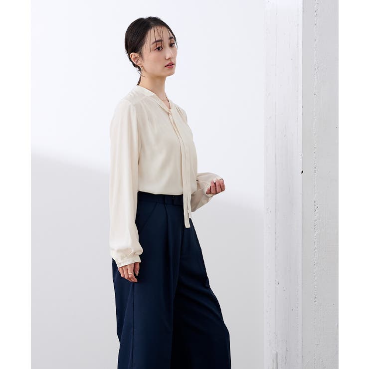 Vネックタイブラウス【UR’S ユアーズ】 | titivate | 詳細画像20 
