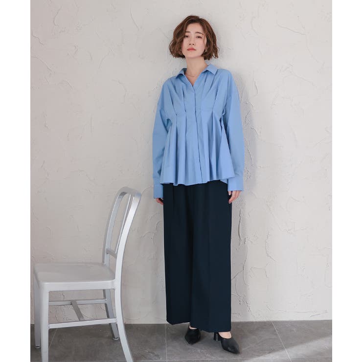 フロントウエストシェイプブラウス【UR’S ユアーズ】 | titivate | 詳細画像12 