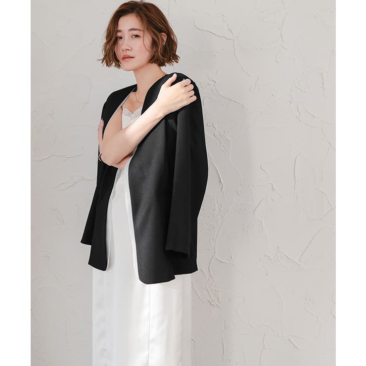 シアーレイヤードノーカラージャケット【UR’S ユアーズ】 | titivate | 詳細画像16 