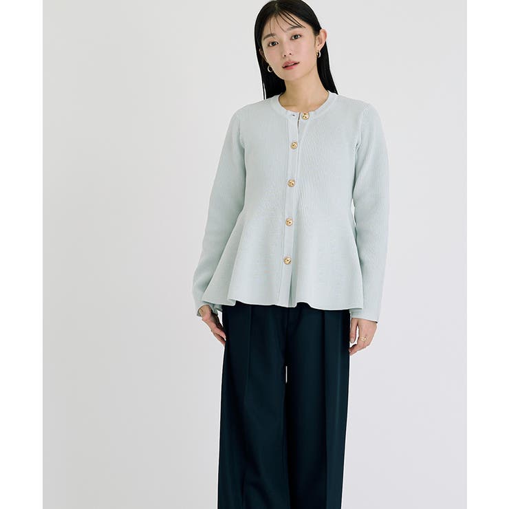 ゴールド釦ペプラムカーディガン【UR’S ユアーズ】 | titivate | 詳細画像27 