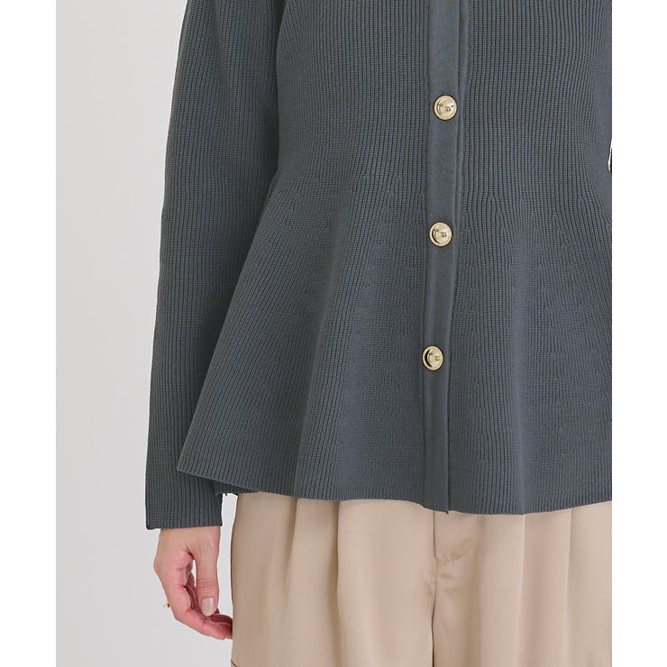 ゴールド釦ペプラムカーディガン【UR’S ユアーズ】 | titivate | 詳細画像33 