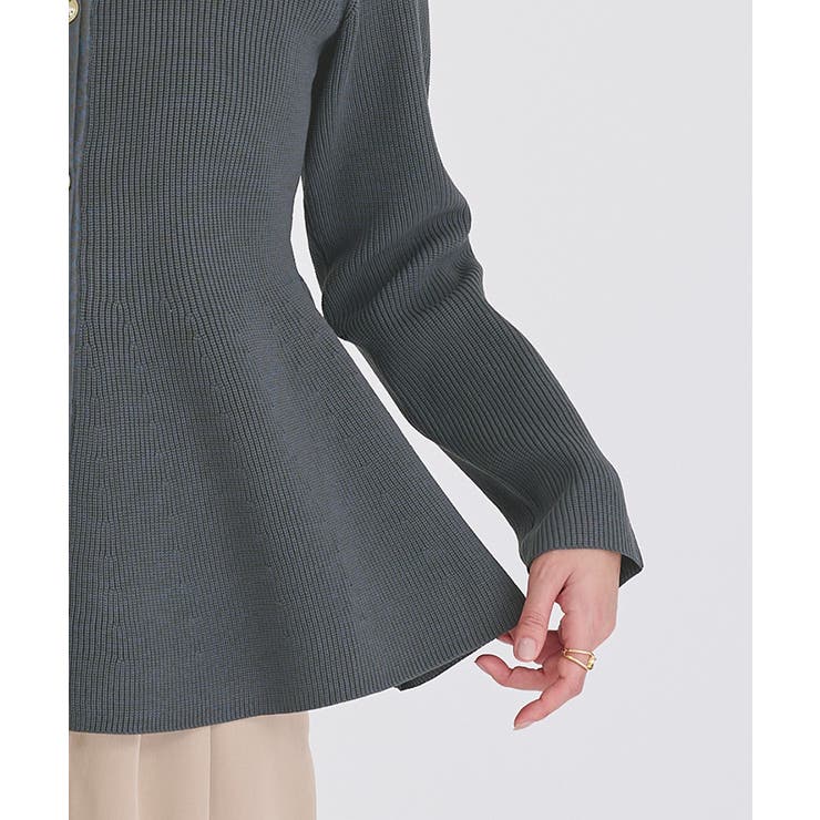 ゴールド釦ペプラムカーディガン【UR’S ユアーズ】 | titivate | 詳細画像15 