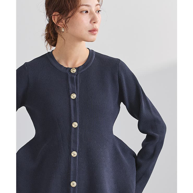 ゴールド釦ペプラムカーディガン【UR’S ユアーズ】 | titivate | 詳細画像16 