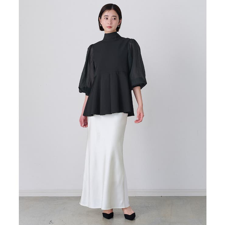 シアースリーブペプラムトップス×パンツ/セットアップ【UR’S ユアーズ】 | titivate | 詳細画像22 