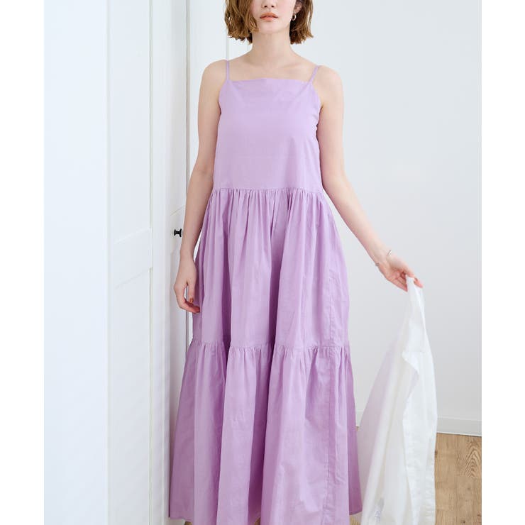 カップ付コットンティアードキャミワンピース【UR’S ユアーズ】 | titivate | 詳細画像4 