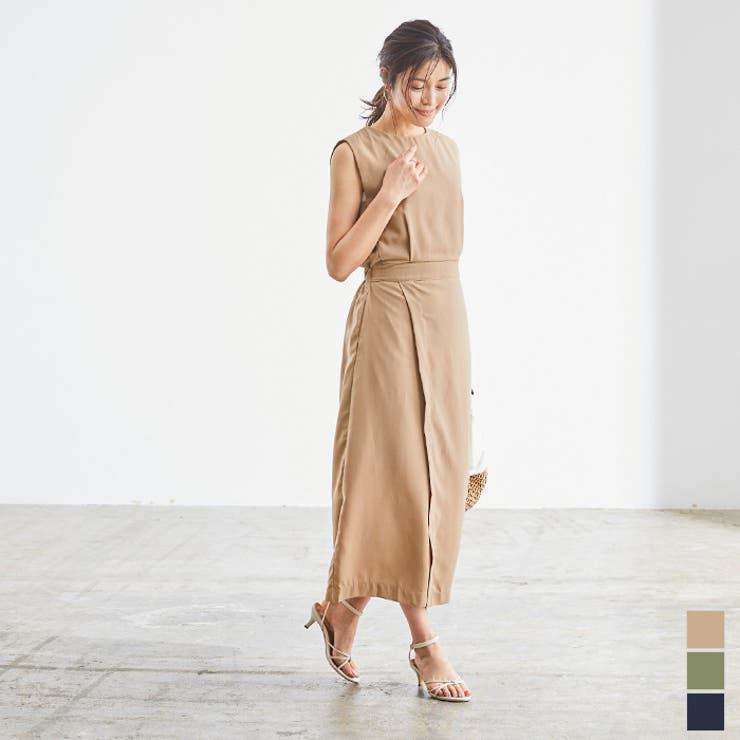 ロングスリットiラインワンピース ワンピース レディース 品番 Tv Titivate ティティベート のレディースファッション通販 Shoplist ショップリスト