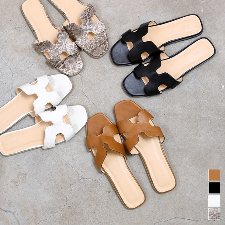 フラットスクエアサンダル シューズ レディース 品番 Tv Titivate ティティ ベート のレディースファッション通販 Shoplist ショップリスト