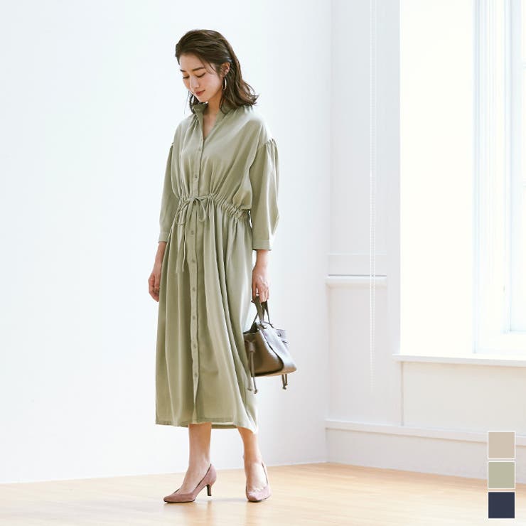 スキッパーガウンワンピース ワンピース レディース 品番 Tv Titivate ティティベート のレディースファッション通販 Shoplist ショップリスト