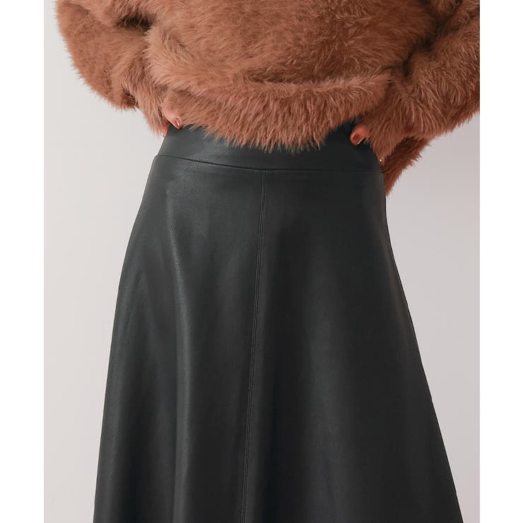 フェイクレザーフレアスカート【UR’S ユアーズ】 | titivate | 詳細画像9 