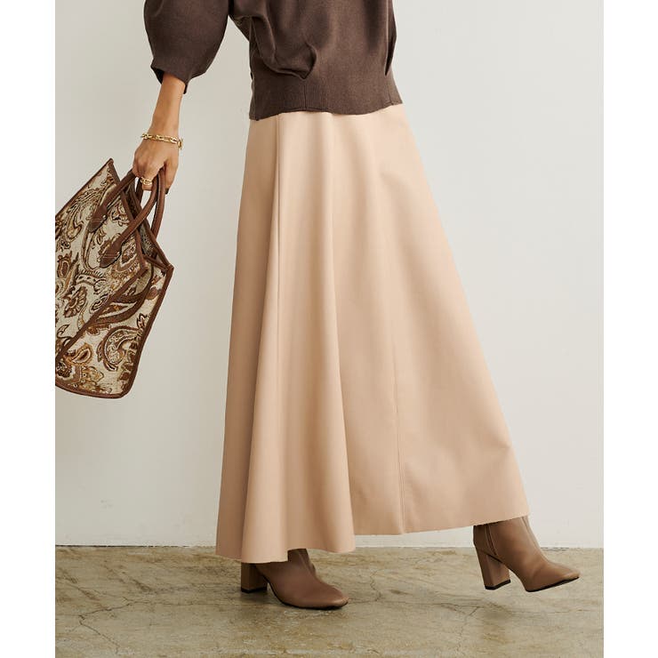 フェイクレザーフレアスカート【UR’S ユアーズ】 | titivate | 詳細画像13 