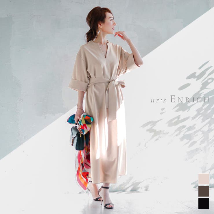 キーネックロングワンピース ワンピース レディース 品番 Tv Titivate ティティベート のレディースファッション通販 Shoplist ショップリスト