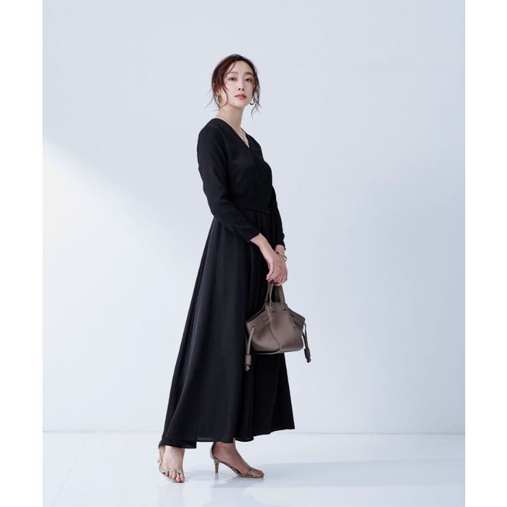 カシュクールロングワンピース ワンピース レディース 品番 Tv Titivate ティティベート のレディースファッション通販 Shoplist ショップリスト