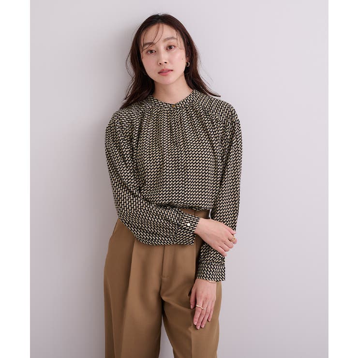 ジオメトリックバンドカラーブラウス【UR’S ユアーズ】 | titivate | 詳細画像24 