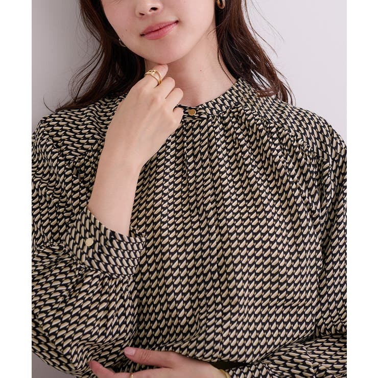 ジオメトリックバンドカラーブラウス【UR’S ユアーズ】 | titivate | 詳細画像25 