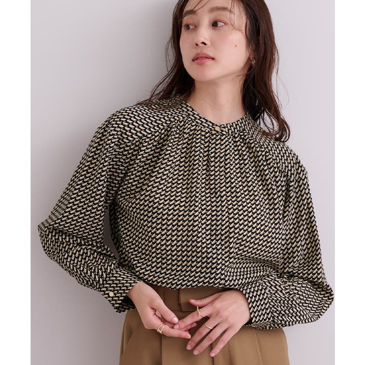 ジオメトリックバンドカラーブラウス【UR’S ユアーズ】 | titivate | 詳細画像26 