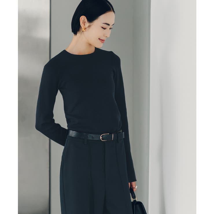 袖スリットクルーネックニット【UR’S ユアーズ】【セレモニー】 | titivate | 詳細画像16 