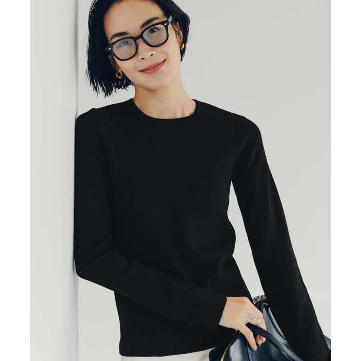 袖スリットクルーネックニット【UR’S ユアーズ】【セレモニー】 | titivate | 詳細画像9 