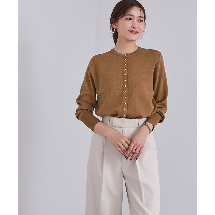 2wayパール釦ニットカーディガン【UR’S ユアーズ】 | titivate | 詳細画像7 