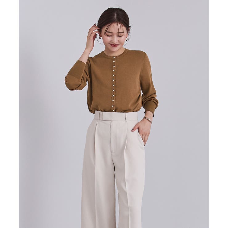 2wayパール釦ニットカーディガン【UR’S ユアーズ】 | titivate | 詳細画像8 