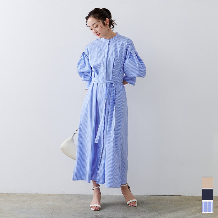 バンドカラーワンピース ワンピース レディース 品番 Tv Titivate ティティベート のレディースファッション通販 Shoplist ショップリスト