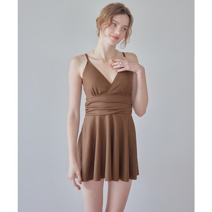 スカート付Vネックワンピース/水着【SEADRESS シードレス】 | titivate | 詳細画像31 