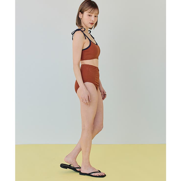 パイピングデザインハイウエストビキニ/水着【SEADRESS シードレス】 | titivate | 詳細画像24 