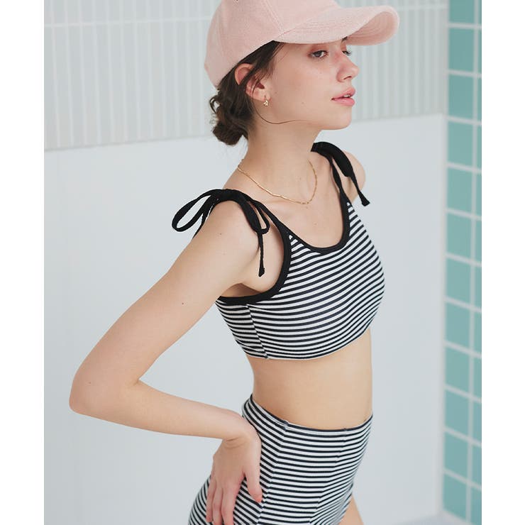 パイピングデザインハイウエストビキニ/水着【SEADRESS シードレス】 | titivate | 詳細画像2 