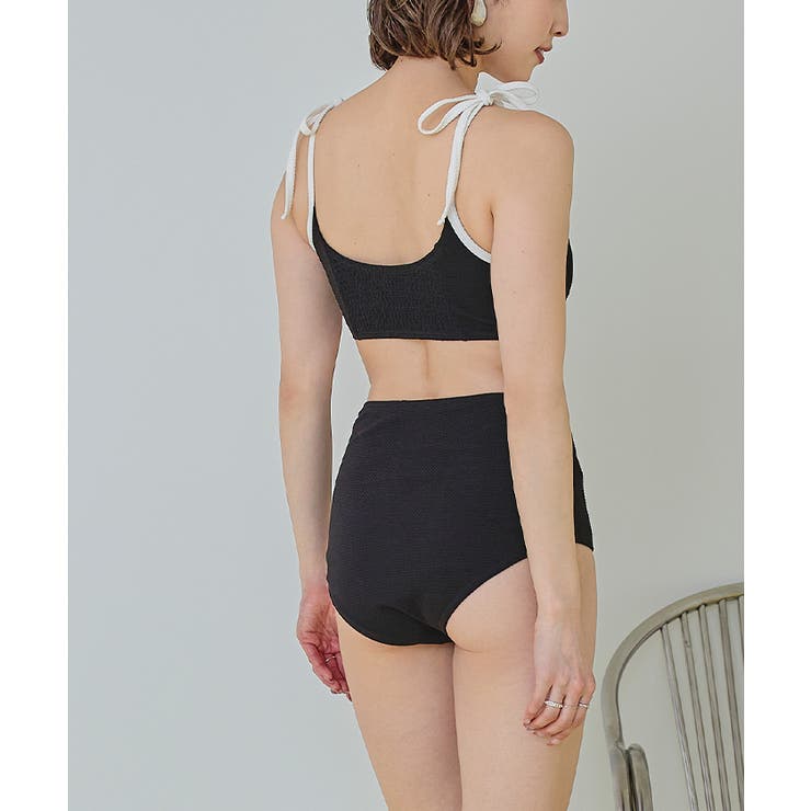 パイピングデザインハイウエストビキニ/水着【SEADRESS シードレス】 | titivate | 詳細画像12 