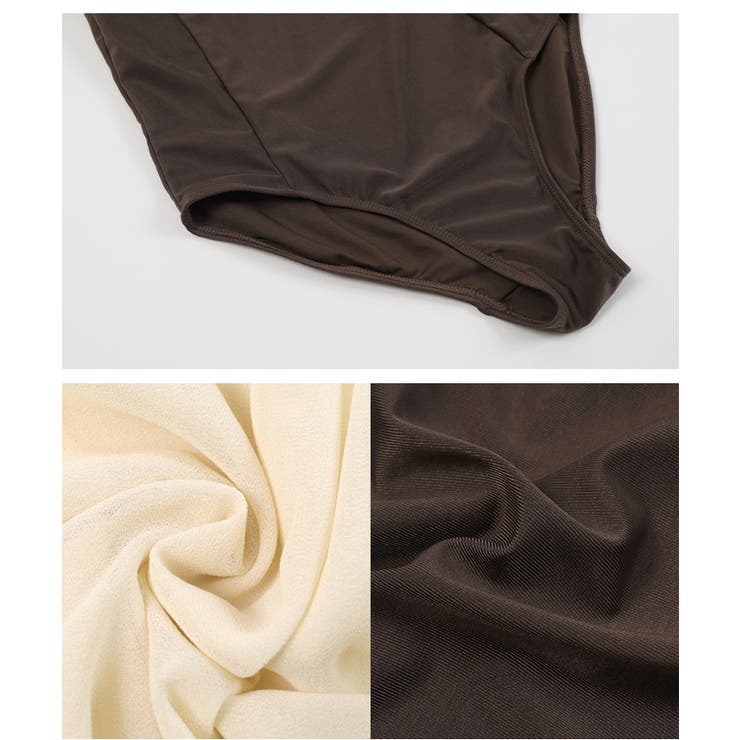 ショートシアートップス×ワンピース セット水着【SEADRESS シードレス】 | titivate | 詳細画像8 