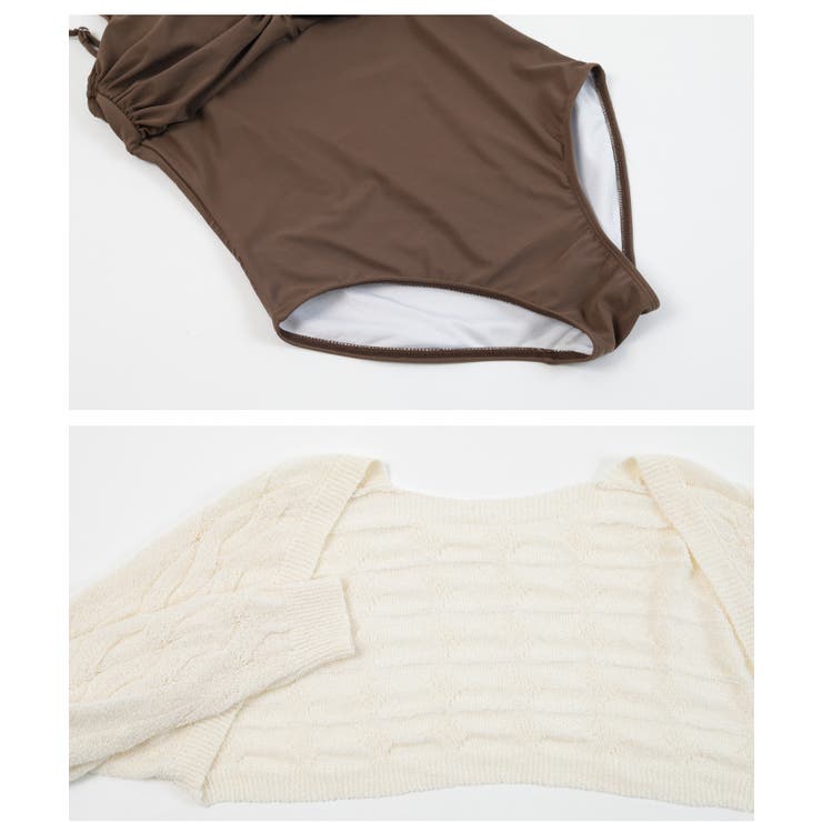 ニットカーディガン×ワンピース/セット水着【SEADRESS シードレス】 | titivate | 詳細画像6 