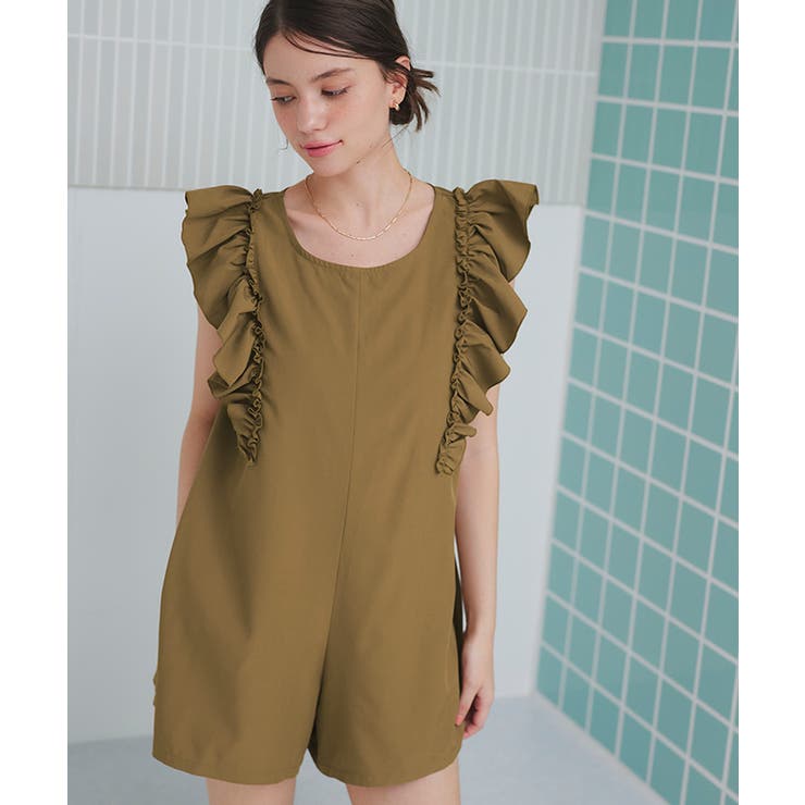 ショルダーフリルオールインワン/ワンピース水着【SEADRESS シードレス】 | titivate | 詳細画像20 