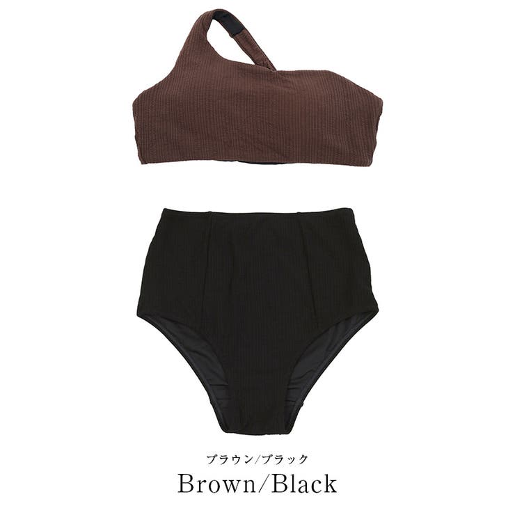 ワンショルダー×ハイウエストビキニ 水着【SEADRESS シードレス】 | titivate | 詳細画像3 