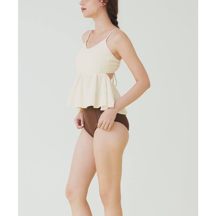 立体ジャガードペプラムフレアビキニ/水着【SEADRESS シードレス】 | titivate | 詳細画像29 