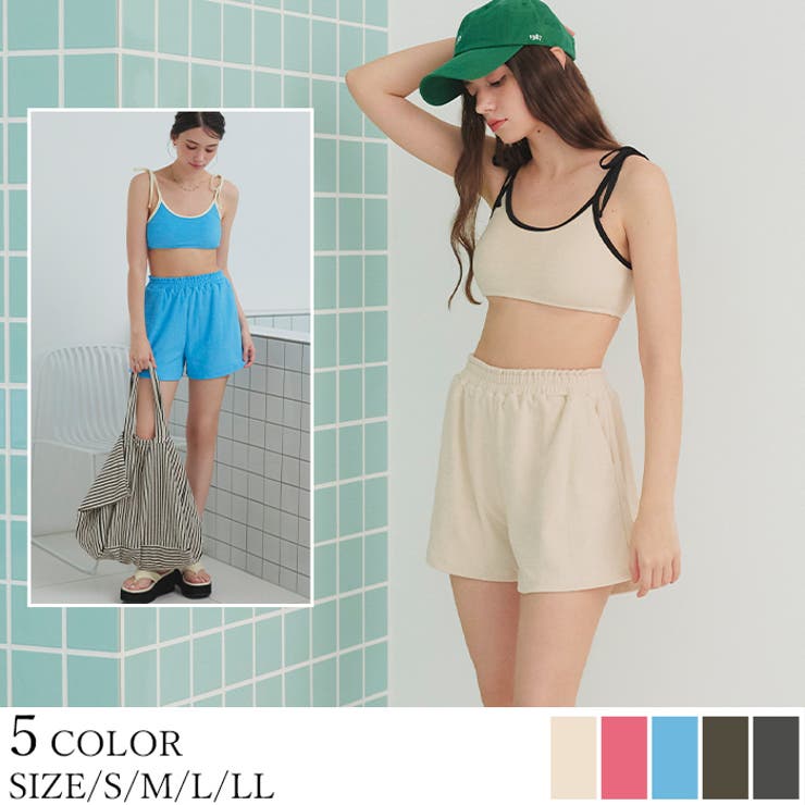 パイル素材ショートパンツ【SEADRESS シードレス】 | titivate | 詳細画像1 