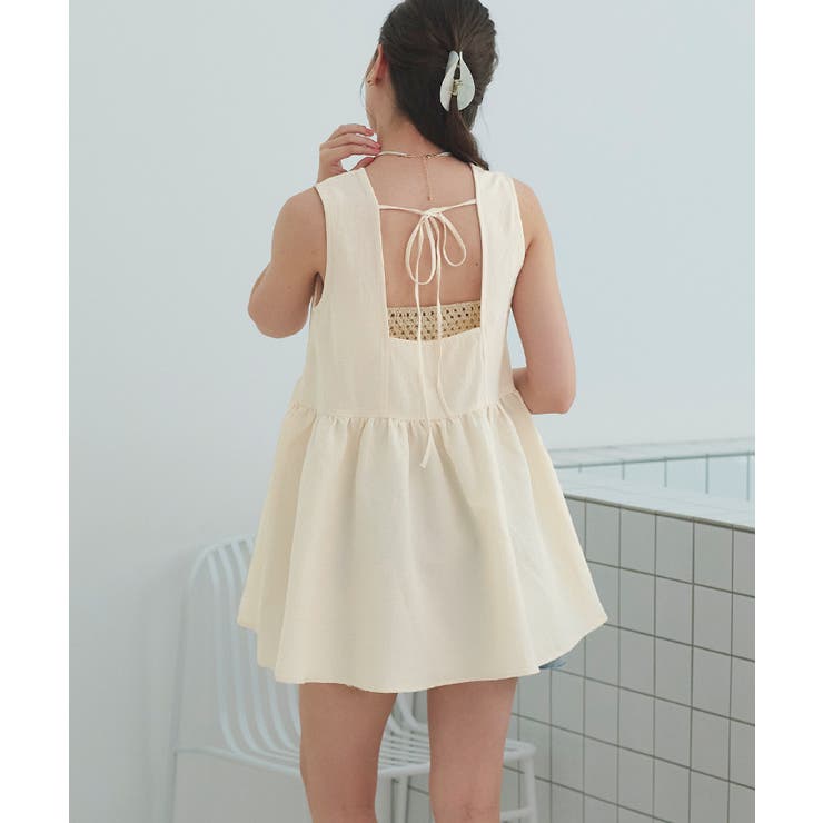 ノースリーブティアードチュニック ラッシュガード【SEADRESS シードレス】 | titivate | 詳細画像8 