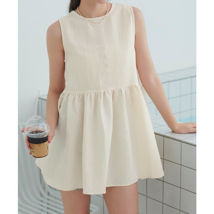 ノースリーブティアードチュニック ラッシュガード【SEADRESS シードレス】 | titivate | 詳細画像10 