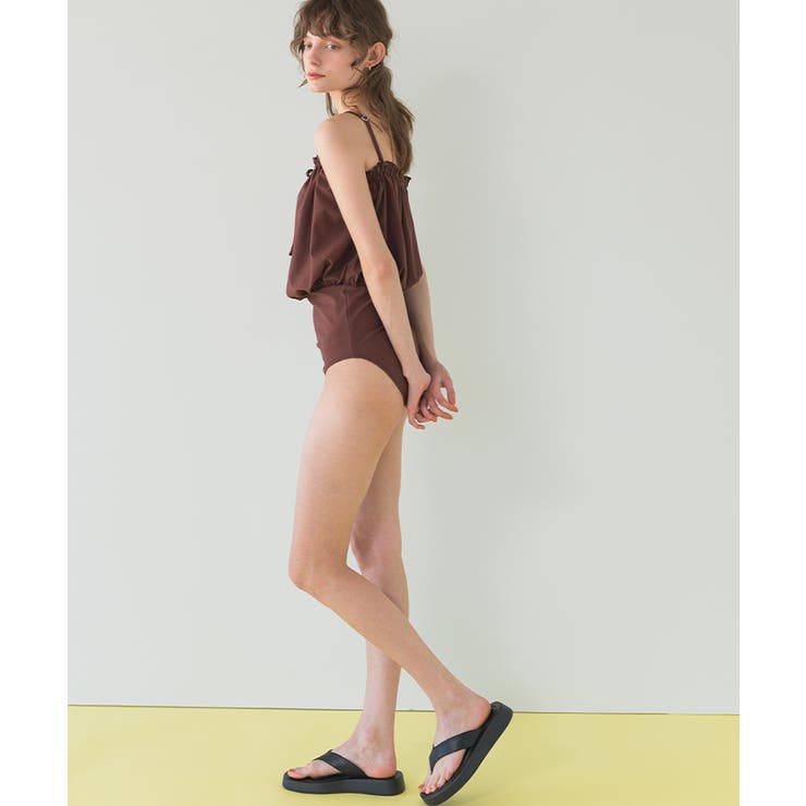 サスティナブルブラウジングワンピース/水着【SEADRESS シードレス】 | titivate | 詳細画像4 