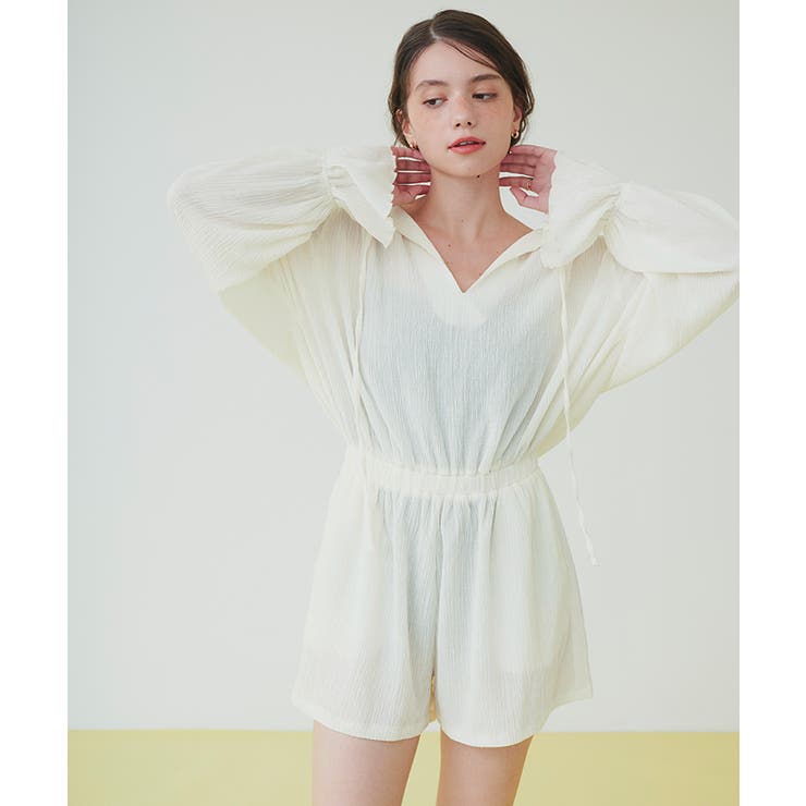 リラックス長袖オールインワン/ラッシュガード【SEADRESS シードレス