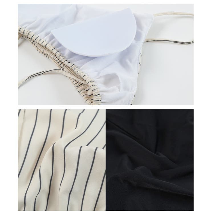 シンプルデザインストライプビキニ/水着【SEADRESS シードレス】[品番