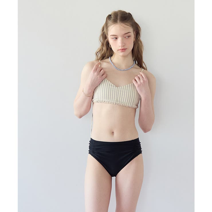 シンプルデザインストライプビキニ/水着【SEADRESS シードレス】[品番