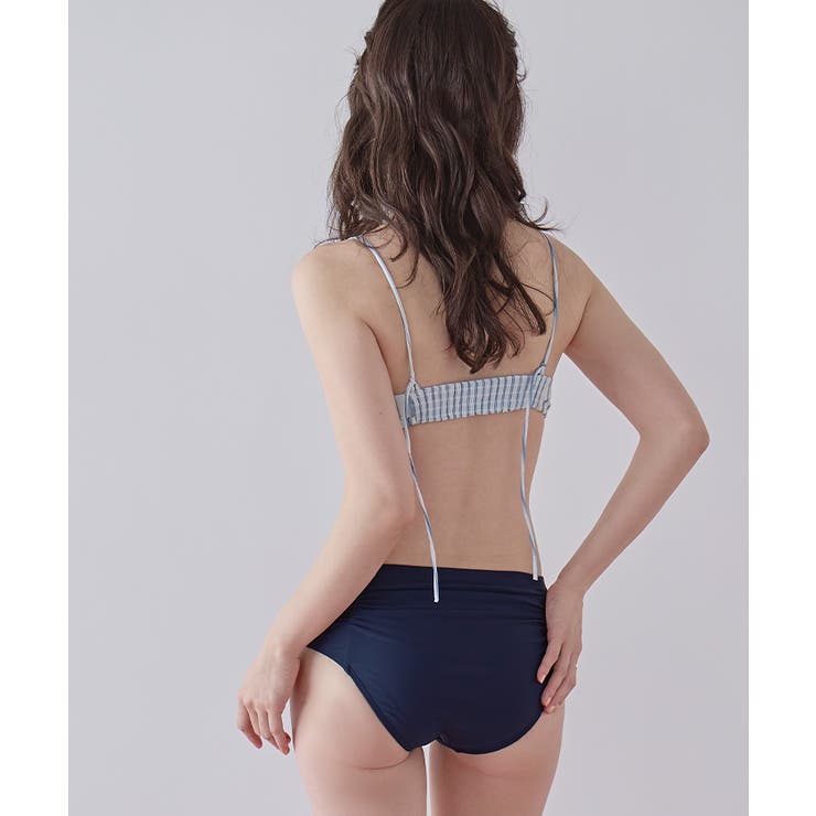シンプルデザインストライプビキニ/水着【SEADRESS シードレス】[品番